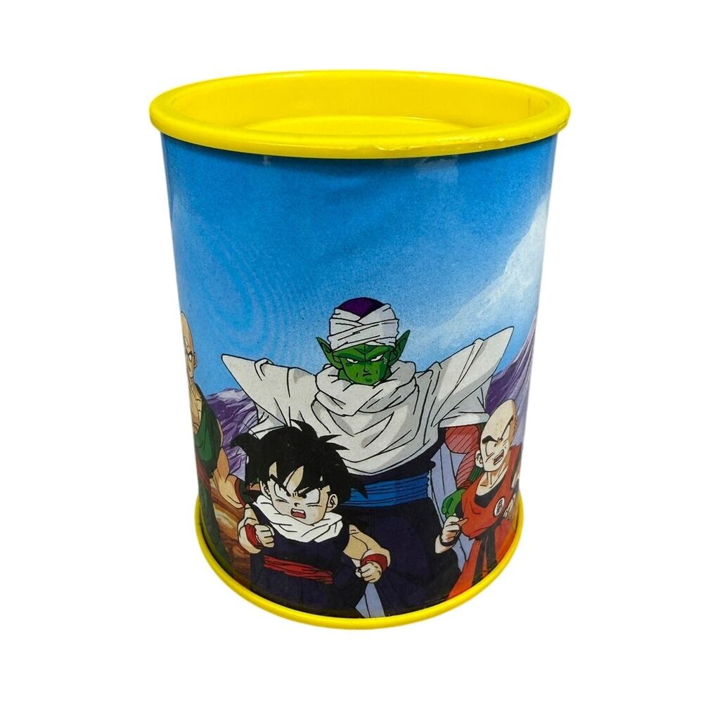 Vintage Rare 80s Dragon Ball Z Small Coin Jar Can
